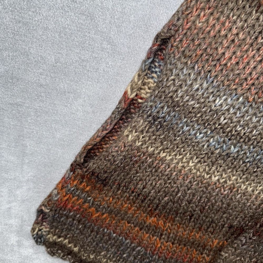 Zadig & Voltaire Wool Blend Knit Hooded Sweater Pullover Poncho‎ Skull Pockets - Picture 4 of 10